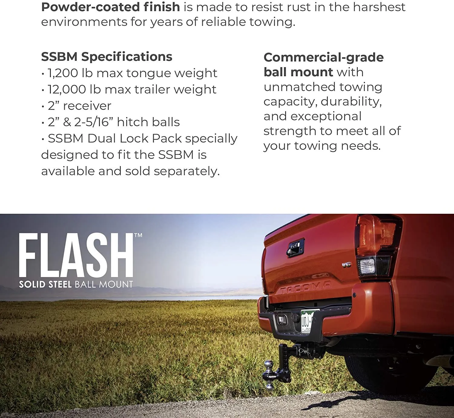 Flash 10In  drop Solid Steel 2